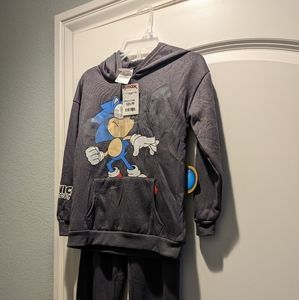 Boys Sonic Hedgehog sweatsuit set